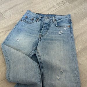 LEVIS 501 skinny/straight jeans